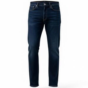 Levis 505 Regular Fit Straight Leg Jeans W38 L30 Dark Wash Denim Mens